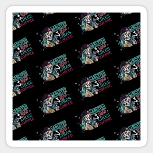 Gangster girl pattern design Magnet